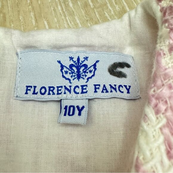 Florence Fancy Pink Tweed Shift Dress size 10 - Picture 4 of 8